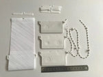 REPLACEMENT VERTICAL BLIND BOTTOM WEIGHTS CHAINS REPAIR KIT SPARE PARTS-89MM