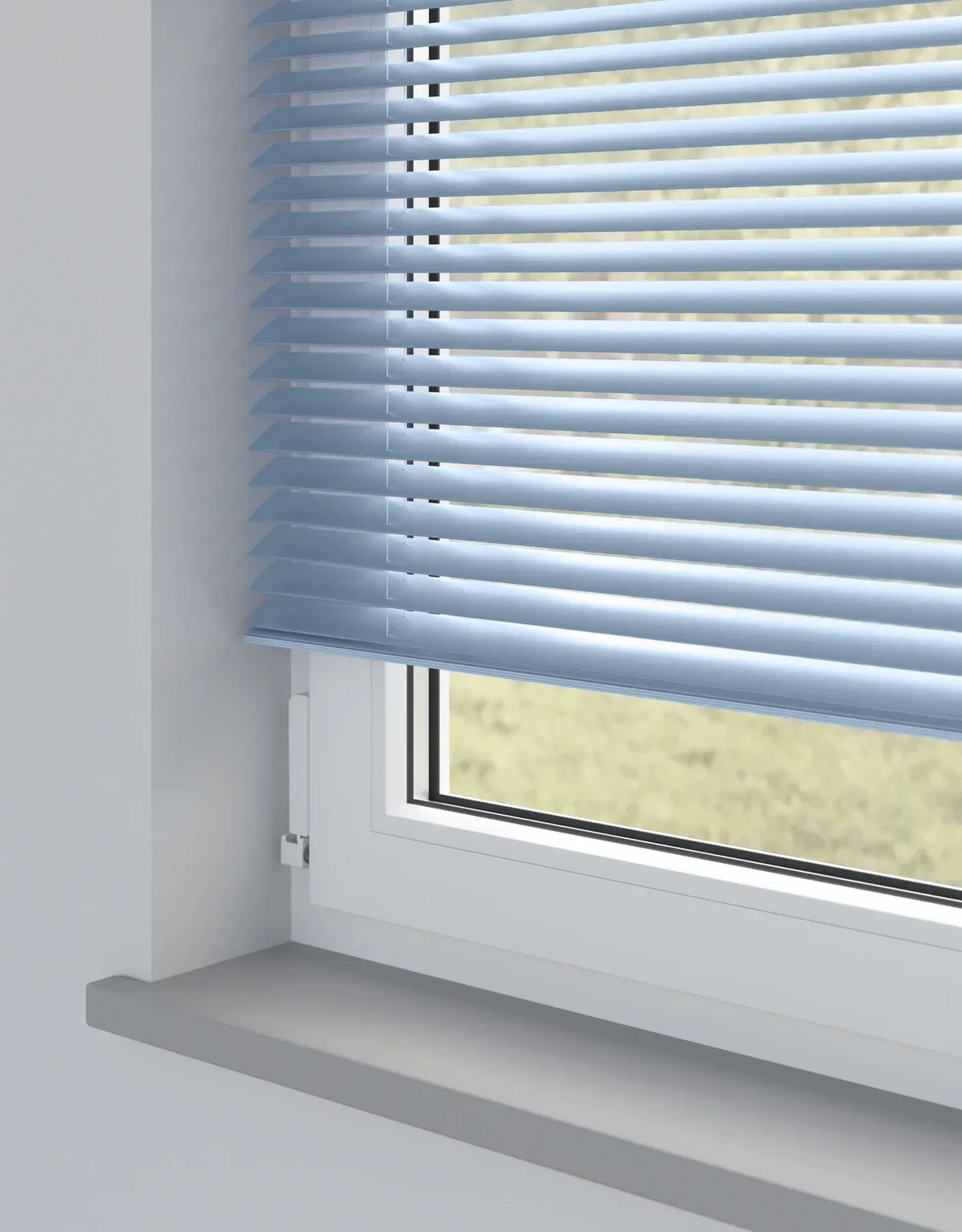 Sea Blue Metal Venetian Blind