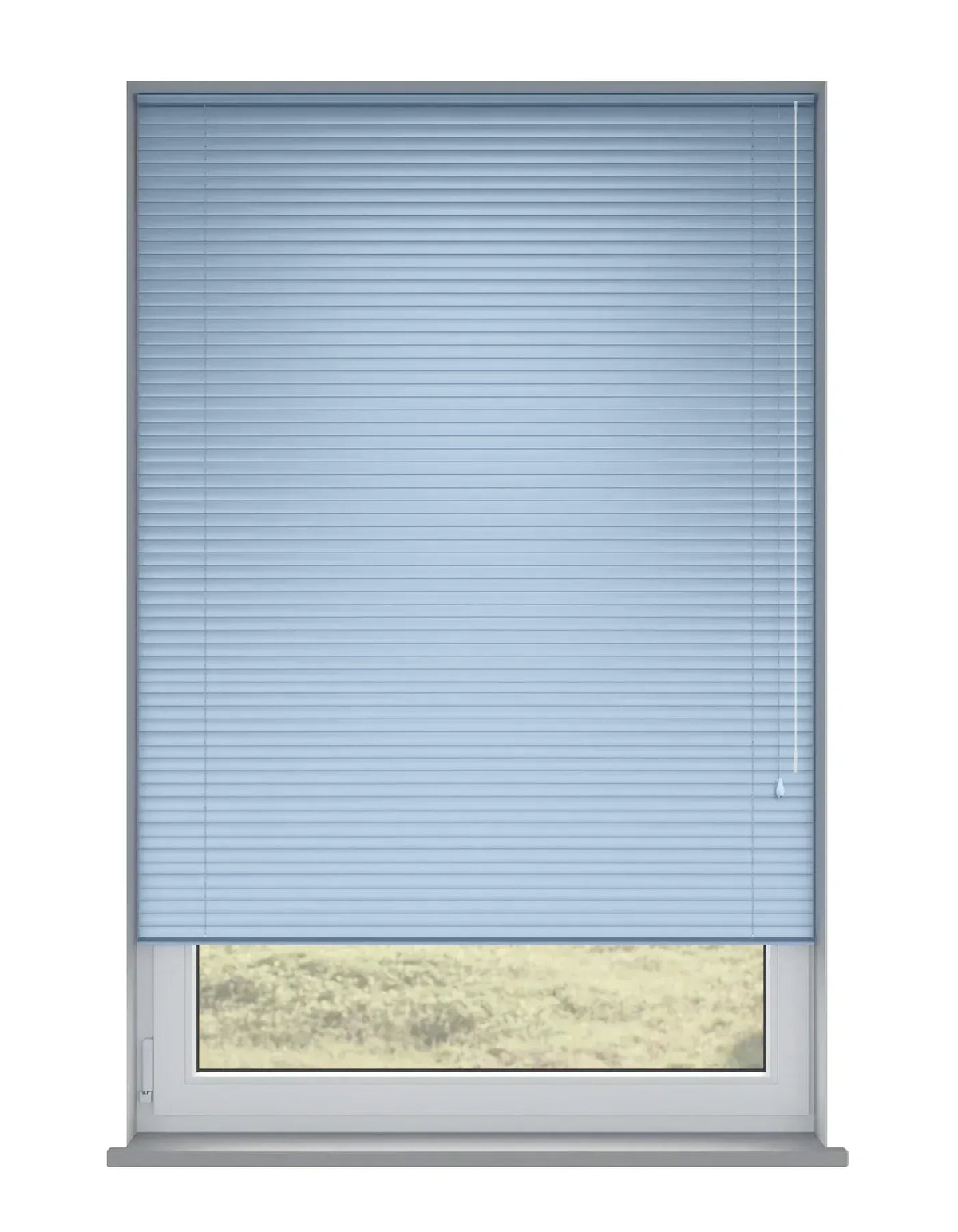 Sea Blue Metal Venetian Blind