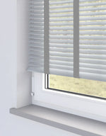 Aquawood Nigra Faux Wooden Blind With Tape - 50mm