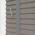 Aquawood Night Fall Faux Wooden Blind With Tape - 50mm