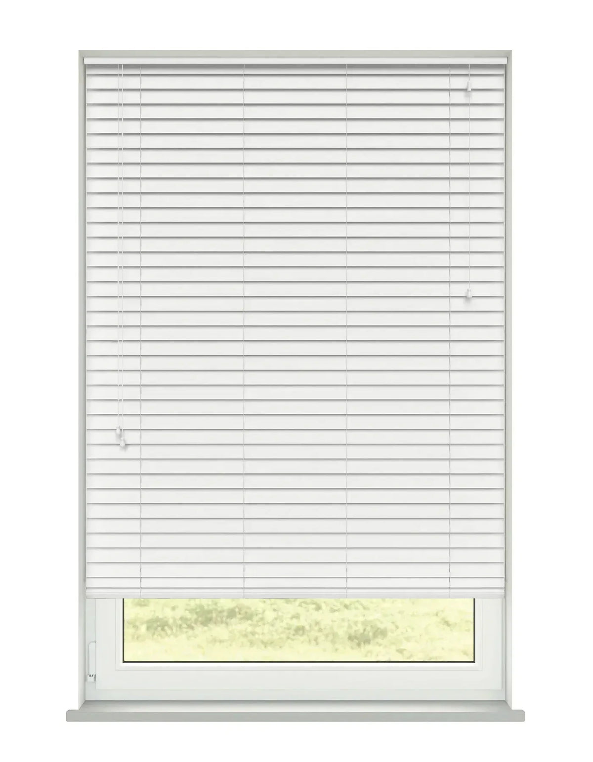 Expressions Highshine White Wooden Blind