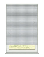 Aquawood Nigra Faux Wooden Blind - 50mm