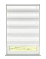 Expressions Cool White Faux Wooden Blind - 50mm