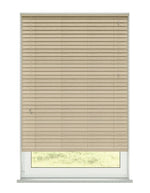 Expressions Greige Faux Wooden Blind - 50mm