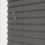 Expressions Raven Black Faux Wooden Blind - 50mm