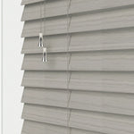 Expressions Harbour Grey Faux Wooden Blind - 50mm