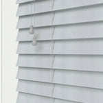 Aquawood White Grain Faux Wooden Blind - 50mm