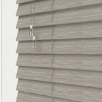 Expressions Graphite Grey Faux Wooden Blind - 50mm