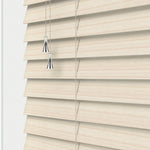 Expressions White Oak Faux Wooden Blind - 50mm
