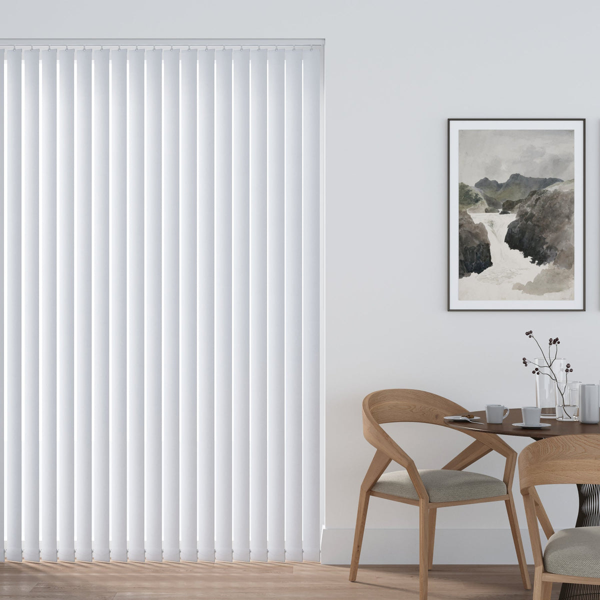 Marine White Vertical Replacement Blind Slat