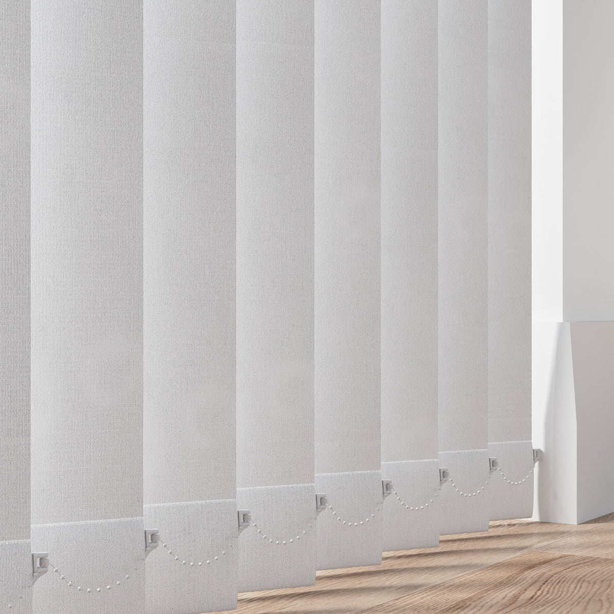Cairo Blackout White Vertical Replacement Blind Slat