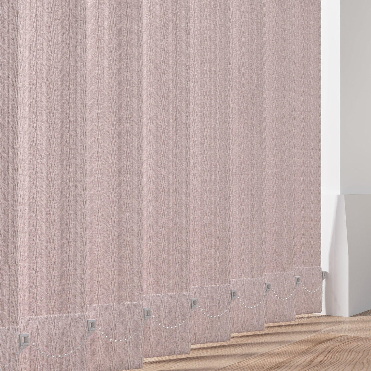 Feather Weave Chantilly Vertical Blind Slat