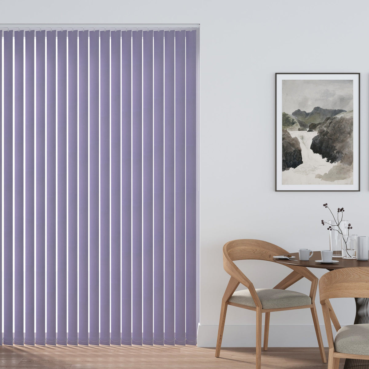 Stripe Lavender Vertical Replacement Blind Slat